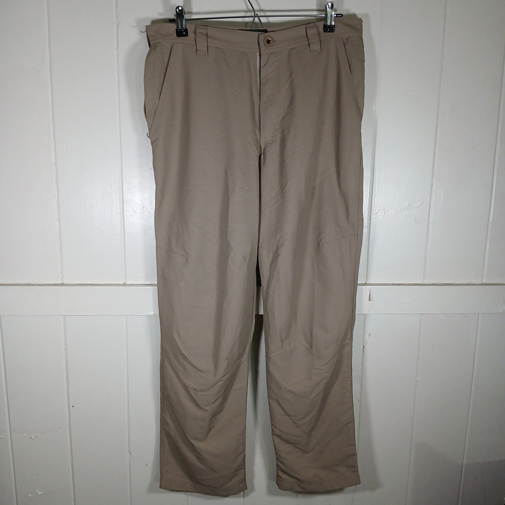 RailRiders Skate Hiking Pants Mens 32x30 Khaki Tan Nylon Technical Outdoor GL2